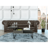 DEPOT E-SHOP Atlanta Lift Top Coffee Table, One Shelf, Carbon Espresso / Onyx
