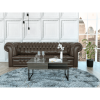 DEPOT E-SHOP Atlanta Lift Top Coffee Table, One Shelf, Carbon Espresso / Onyx