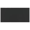 9 Piece Patio Dining Set Black Poly Rattan and Steel