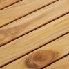 Decking Tiles 20 pcs 11.8"x11.8" Solid Wood Teak Vertical Pattern