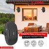 5 Core 4" Inch Indoor Outdoor 2 Way Speaker 40W 8Ω High Performance Wall Mounting Waterproof Stereo Sound System - WS 27 Conto BLK