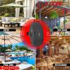 5 Core 4" Inch Indoor Outdoor 2 Way Speaker 40W 8Ω High Performance Wall Mounting Waterproof Stereo Sound System - WS 27 Conto BLK