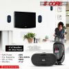 5 Core 4" Inch Indoor Outdoor 2 Way Speaker 40W 8Ω High Performance Wall Mounting Waterproof Stereo Sound System - WS 27 Conto BLK