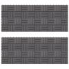 Decking Tiles 20 pcs Gray Wash 11.8"x11.8" Solid Acacia Wood