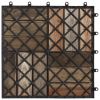Decking Tiles 20 pcs Gray Wash 11.8"x11.8" Solid Acacia Wood