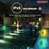 5 Core Outdoor Speakers Bluetooth 2Pcs Wireless Waterproof Patio Garden Speake Rechargeable Solar LED Rock Garden Speaker - GRDNSPK SP GRY